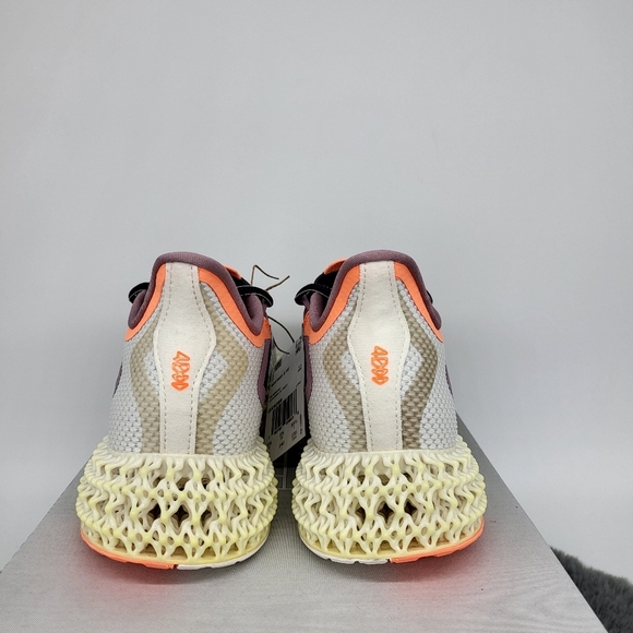 New Adidas 4DFWD 2 'Grey Beam Orange' Women's Running Shoes Size 7.5 - Picture 5 of 7